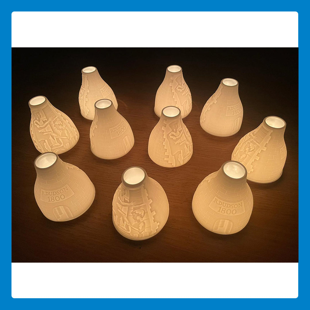 Bottle Oven Tea Light Holder, Candles and Matches