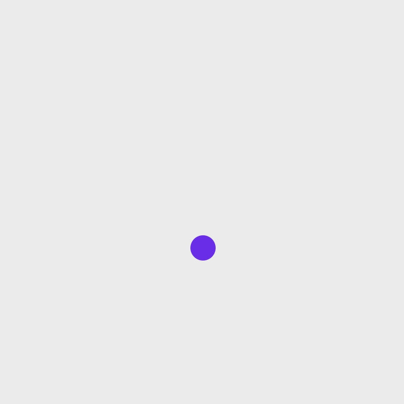 A video of a mathematical equation (written in code) to create a pattern of circles. There are circles in a range of hues from blue to purple to pink which appear to create lines like waves on the screen.